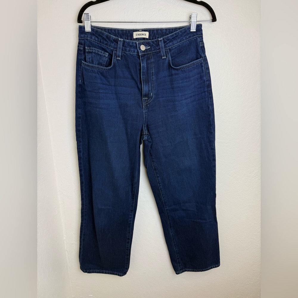 L’Agance June Ultra High Rise Cropped Stovepipe Jeans in Harlan size 27 - Picture 5 of 7